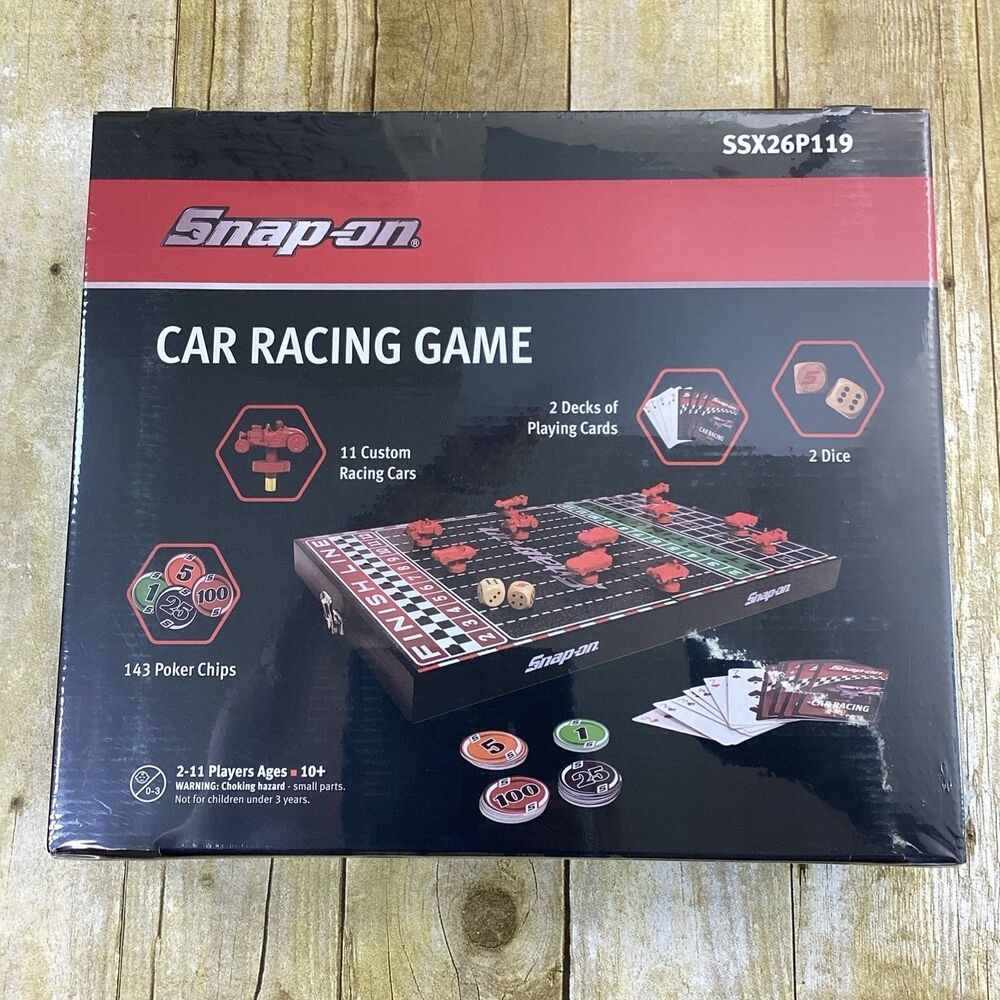 Snap-On Car Racing Game Sealed New In Box SSX26P119
